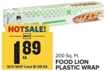 Food Lion Food Lion Plastican Wrap 200 Sq. ft. offer
