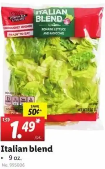 Lidl Italian Blend 9 oz offer