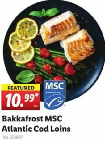 Lidl Bakkafrost MSC Atlantic Cod Loins offer
