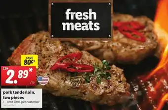 Lidl Pork Tenderloin offer
