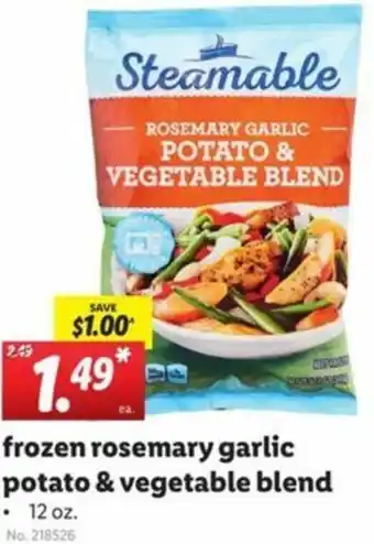 Lidl Frozen Rosemary Garlic Potato & Vegetable Bled 12 oz offer