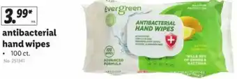 Lidl Antibacterial Hand Wipes 100 ct. offer