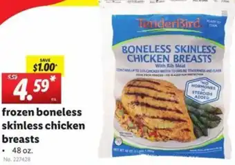 Lidl Frozen Boneless Skinless Chicken Breasts 48 oz. offer