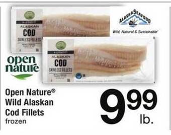 ACME Open nature wild alaskan cod fillets offer