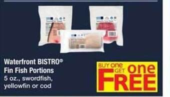 ACME Waterfront bistro fin fish portions offer