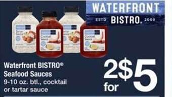 ACME Waterfront bistro seafood sauces offer