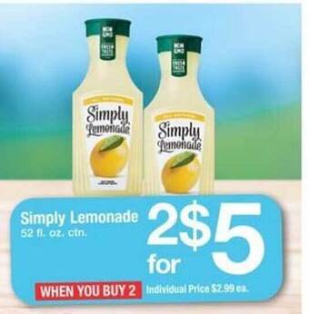 ACME Simply lemonade offer