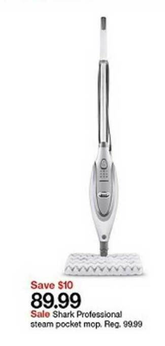 Target Shark Professional Steam Pocket Mop offer