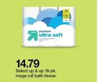 Target Select Up & Up 18-pk Mega Roll Bath Tissue offer