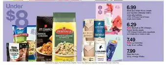 Target Bird's Eye Voila 42oz Meals And Gardein Ultimate Chik'n Meat Alternatives, Bertolli Or P.f. Chang's Frozen Family Meals, La C offer
