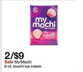 Target My-mochi 6-ct Mochi Ice Cream offer