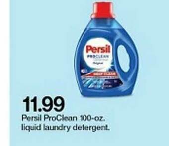 Target Persil Proclean 100-oz Liquid Laundry Detergent offer
