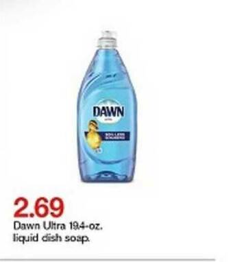 Target Dawn Ultra 19.4 Oz Liquid Dish Soap offer