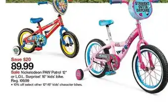 Target Nickelodeon Paw Patrol 12 Or L.o.l Surprise 16 offer