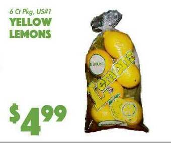 The Food Emporium Yellow Lemons offer