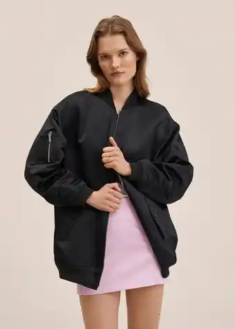 Mango Oversized bomber jacket offer
