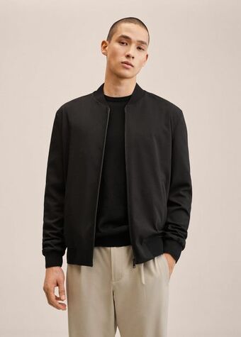 Mango Packable bomber jacket offer