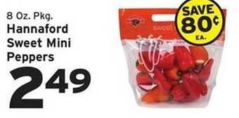 Hannaford Hannaford sweet mini peppers offer