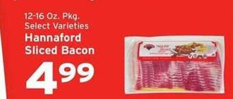 Hannaford Hannaford sliced bacon offer