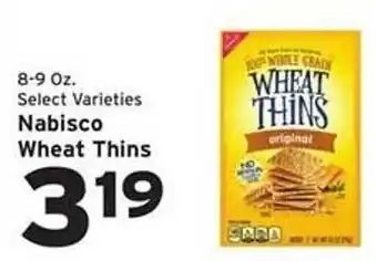 Hannaford Nabisco wheat thins offer