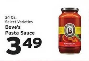 Hannaford Bove's pasta sauce offer