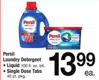 ACME Persil laundry detergent liquid or single dose tabs offer