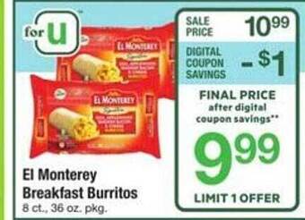 ACME El monterey breakfast burritos offer