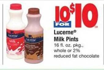 ACME Lucerne milk pints offer