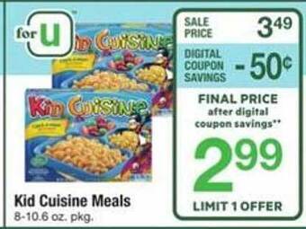 ACME Kid cuisine meals offer