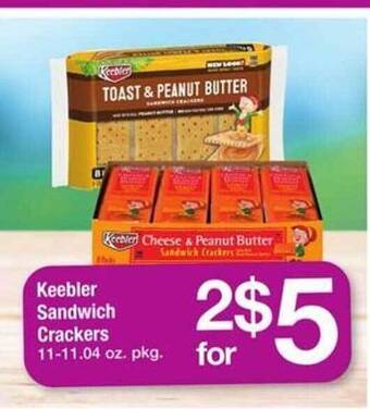 ACME Keebler sandwich crackers offer