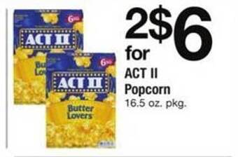 ACME Act ii popcorn offer