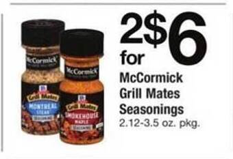 ACME Mccormick grill mates seasonings offer