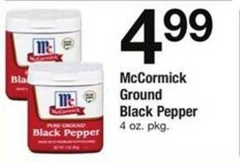 ACME Mccormick ground black pepper offer