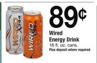 ACME Wired energy drink offer