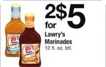 ACME Lawry's marinades offer