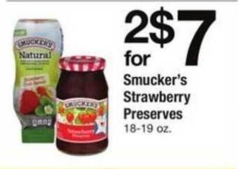 ACME Smucker's strawberry preserves offer