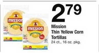 ACME Mission thin yellow corn tortillas offer