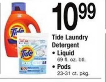 ACME Tide laundry detergent liquid or pods offer