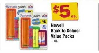 ACME Newell back to school value packs offer