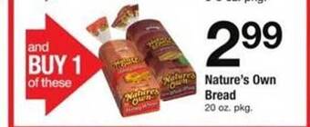 ACME Nature's own bread offer