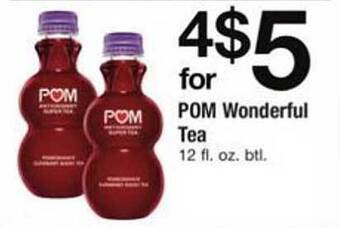 ACME Pom wonderful tea offer