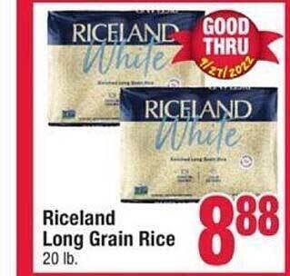 Jewel-Osco Riceland long grain rice offer