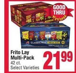 Jewel-Osco Frito lay multi-pack offer