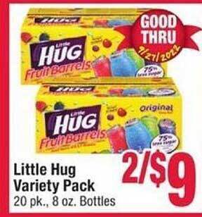 Jewel-Osco Little hug variety pack offer