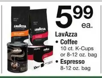 Safeway Lavazza coffee, espresso offer
