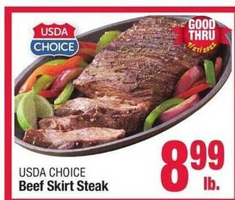 Jewel-Osco Beef skirt steak offer