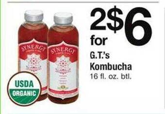 Safeway Gt's kombucha offer