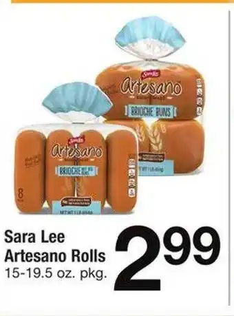 Safeway Sara lee artesano rolls offer