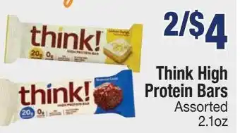 Kinney Drugs Think high protein bars offer
