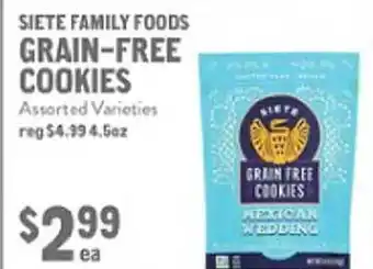 New Seasons Market Grainfree cookies offer